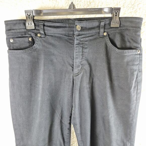 Lauren Ralph Lauren Heritage Jeans Co. Women’s Size 10 Black Stretch Denim Jeans - Picture 1 of 14